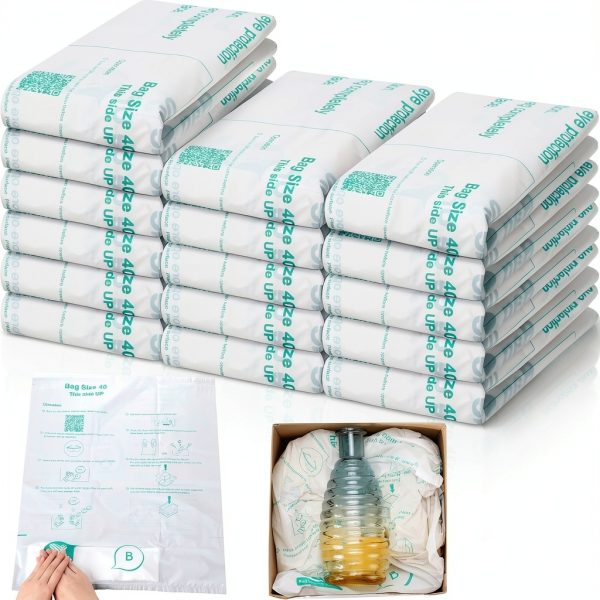16 Pack 18" x 23" Expanding Packing Foam for PC, Electronics, Fragile and Irregular Items, Instant Pack Foam Bag for Shipping, Rapid Expansion, Easy to Use-0